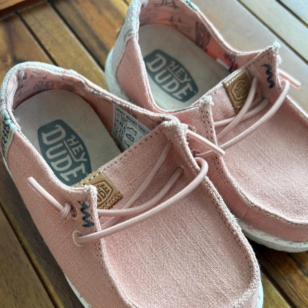 Hey Dude Pink Wendy Casual Slip-On